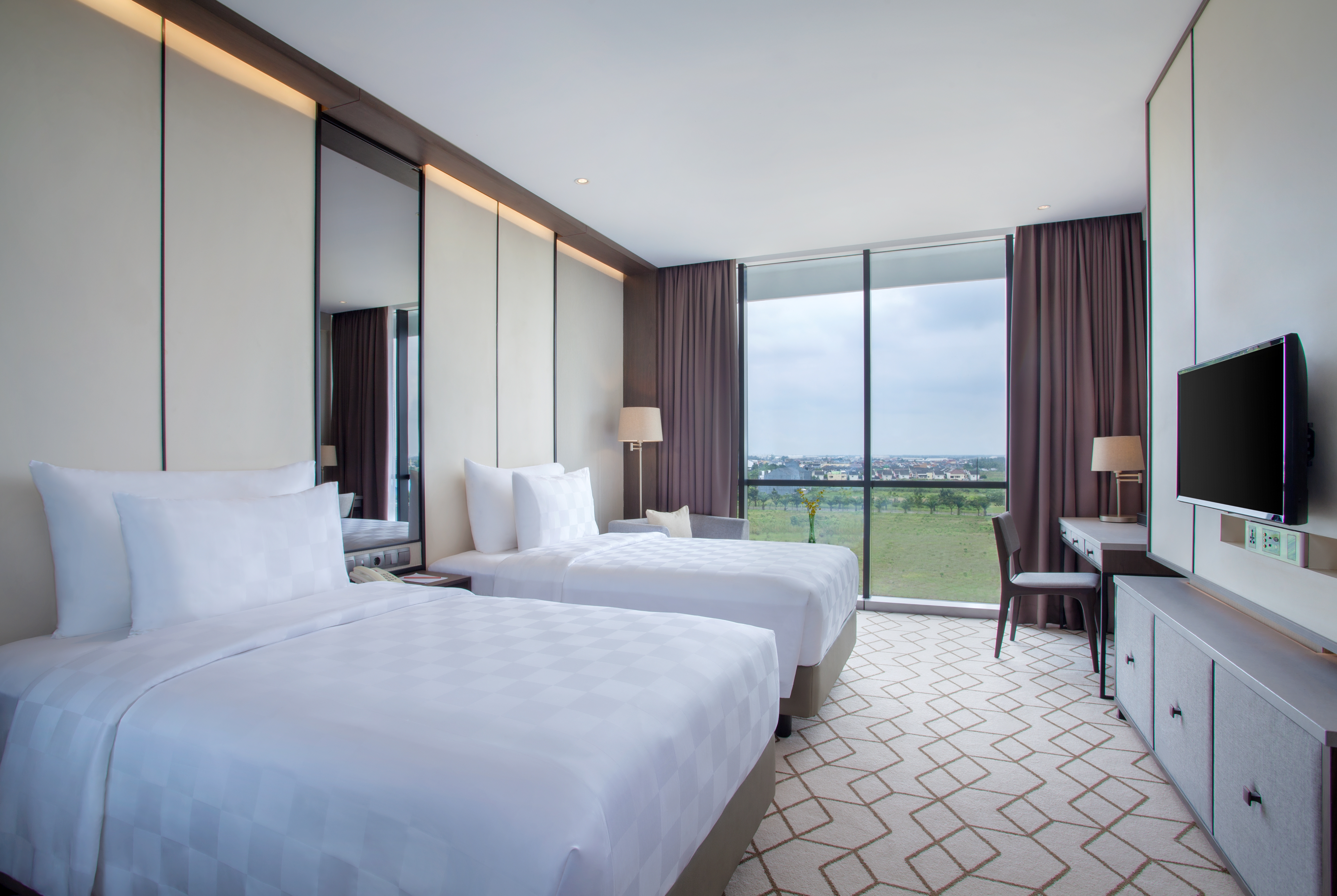 Guest room at the Wyndham Opi Hotel Palembang in Palembang, Other than US/Canada